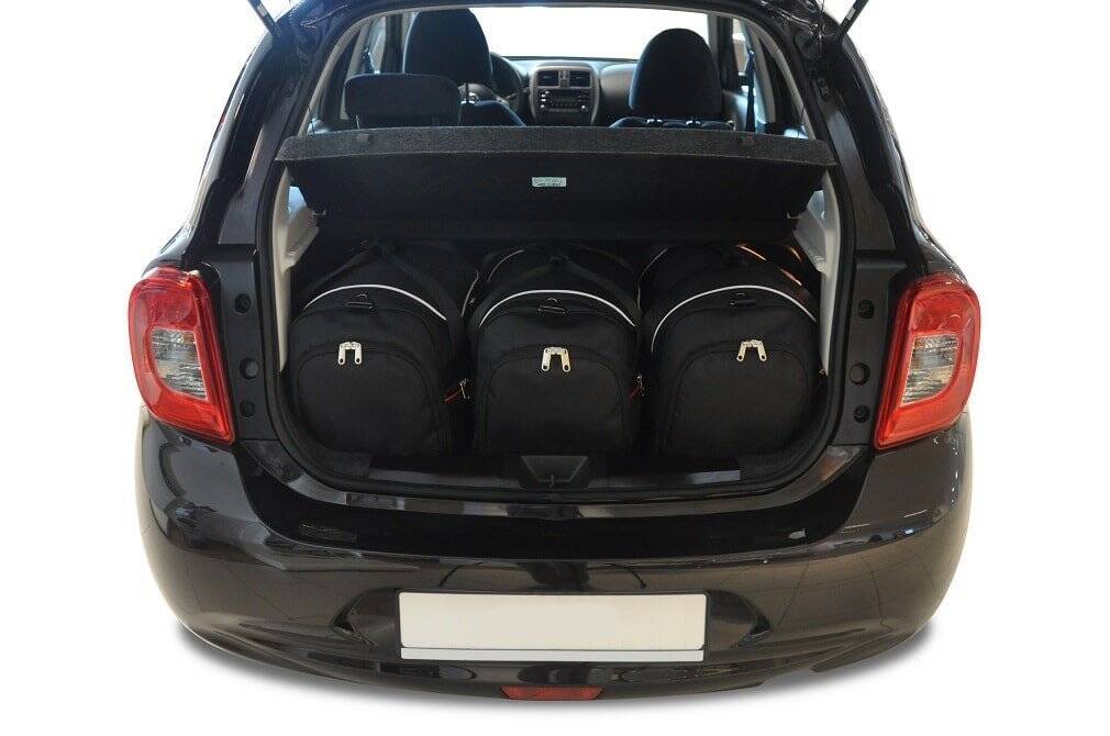 Car bag Kofferraumtaschen Set 3 stk NISSAN MICRA IV 2010-2017