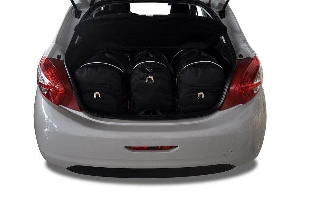 Car bag Kofferraumtaschen Set 3 stk PEUGEOT 208 HATCHBACK I (A9) 2012-2015