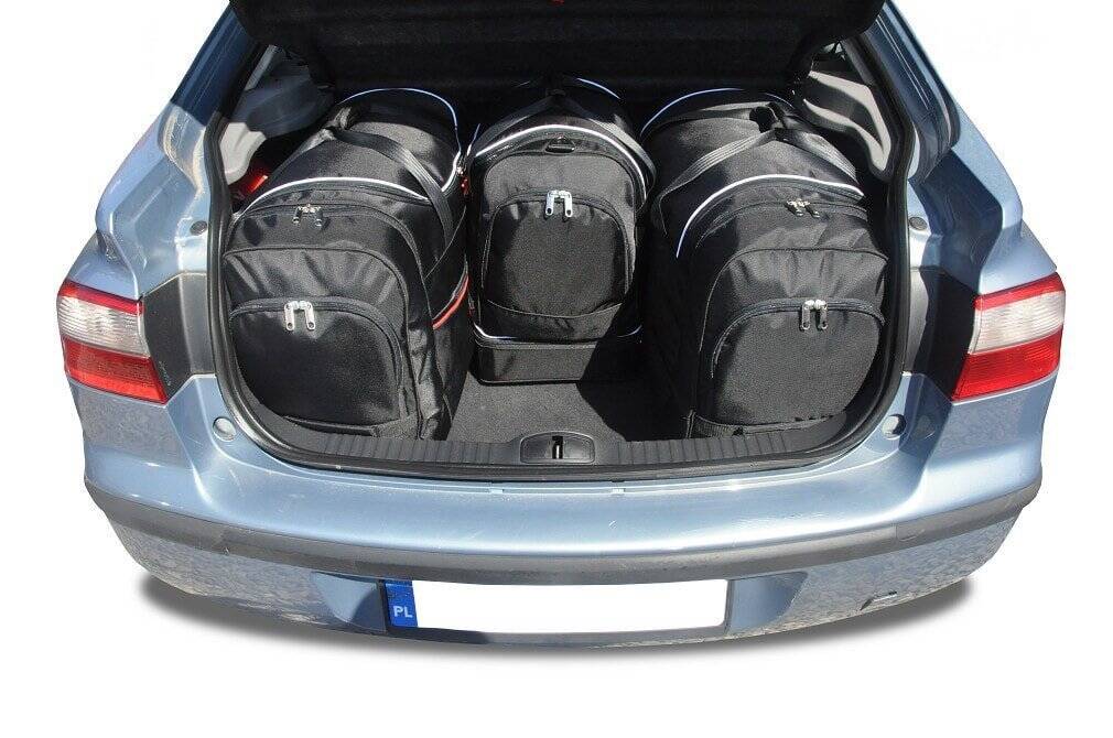 Car bag Kofferraumtaschen Set 4 stk RENAULT LAGUNA HATCHBACK II 2001-2007