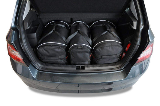 Car bag Kofferraumtaschen Set 3 stk SKODA FABIA HATCHBACK III 2014-2021