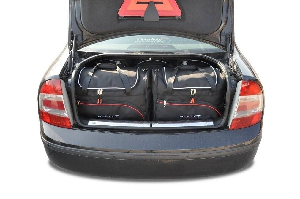 Car bag Kofferraumtaschen Set 5 stk SKODA SUPERB LIMOUSINE I 2001-2008