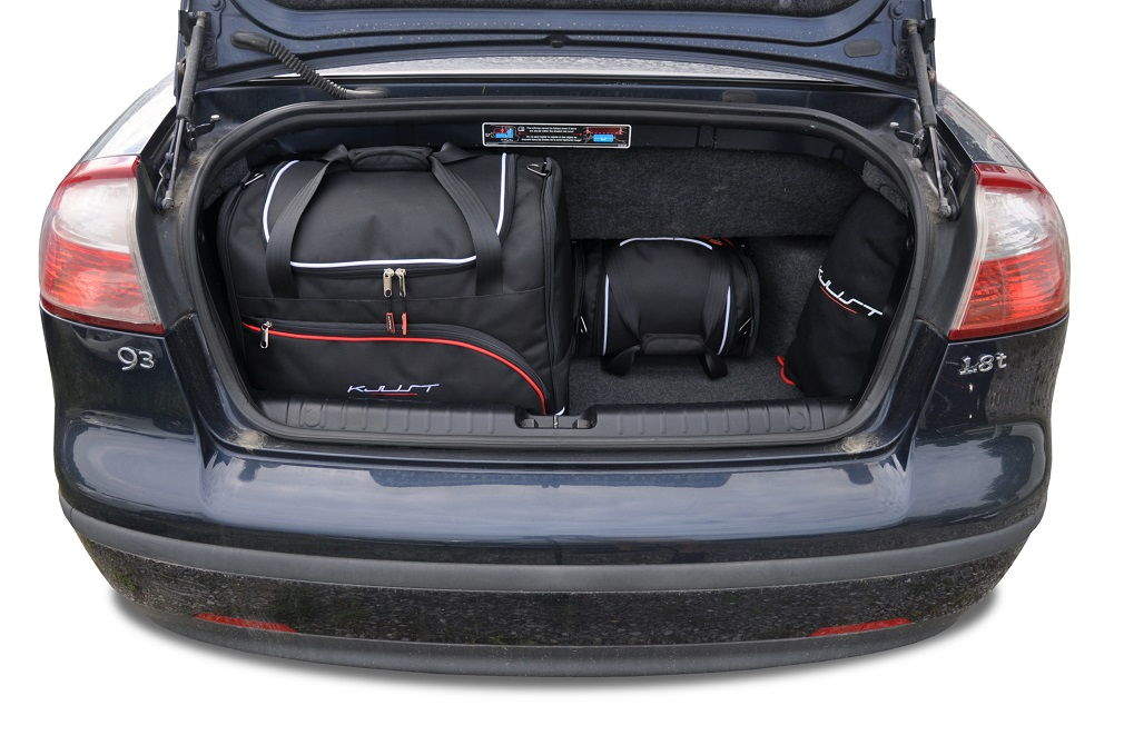 Car bag Kofferraumtaschen Set 4 stk SAAB 9-3 CABRIO II 2002-2015