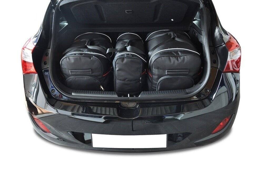 Car bag Kofferraumtaschen Set 3 stk HYUNDAI i30 HATCHBACK II 2012-2016