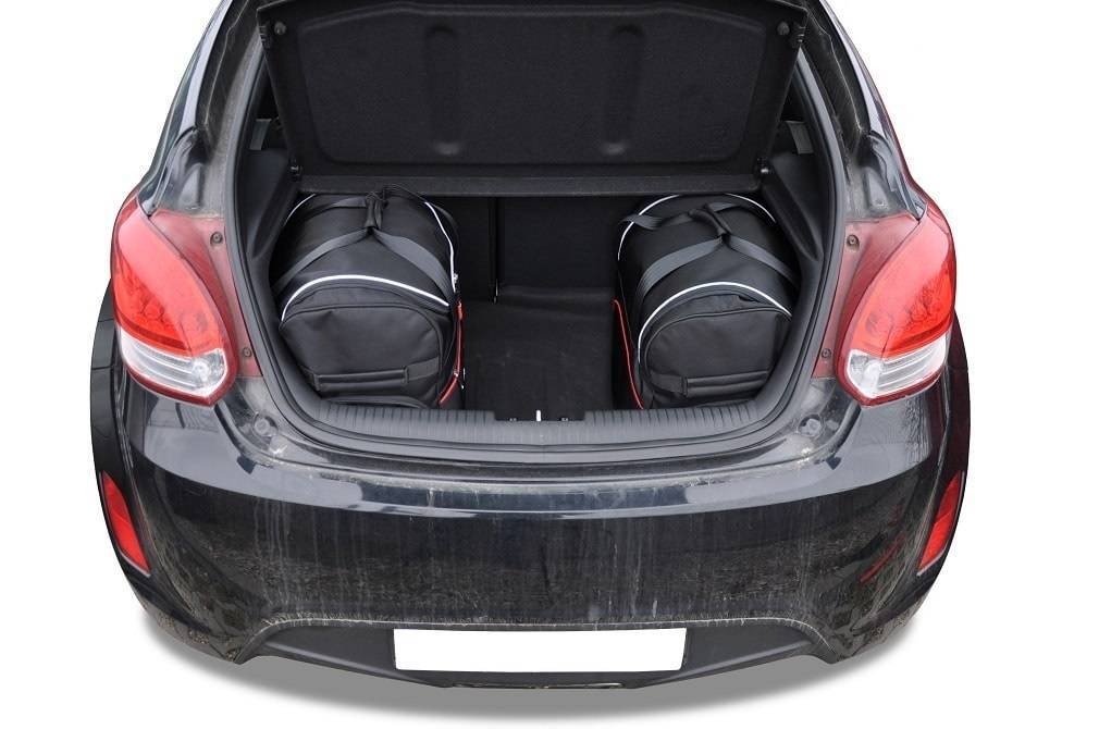 Car bag Kofferraumtaschen Set 3 stk HYUNDAI VELOSTER COUPE I (FS) 2011-2014