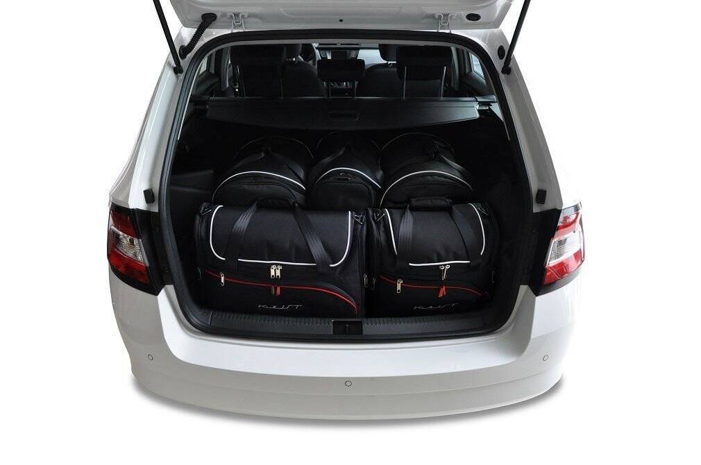 Car bag Kofferraumtaschen Set 5 stk SKODA FABIA KOMBI III 2014-2021