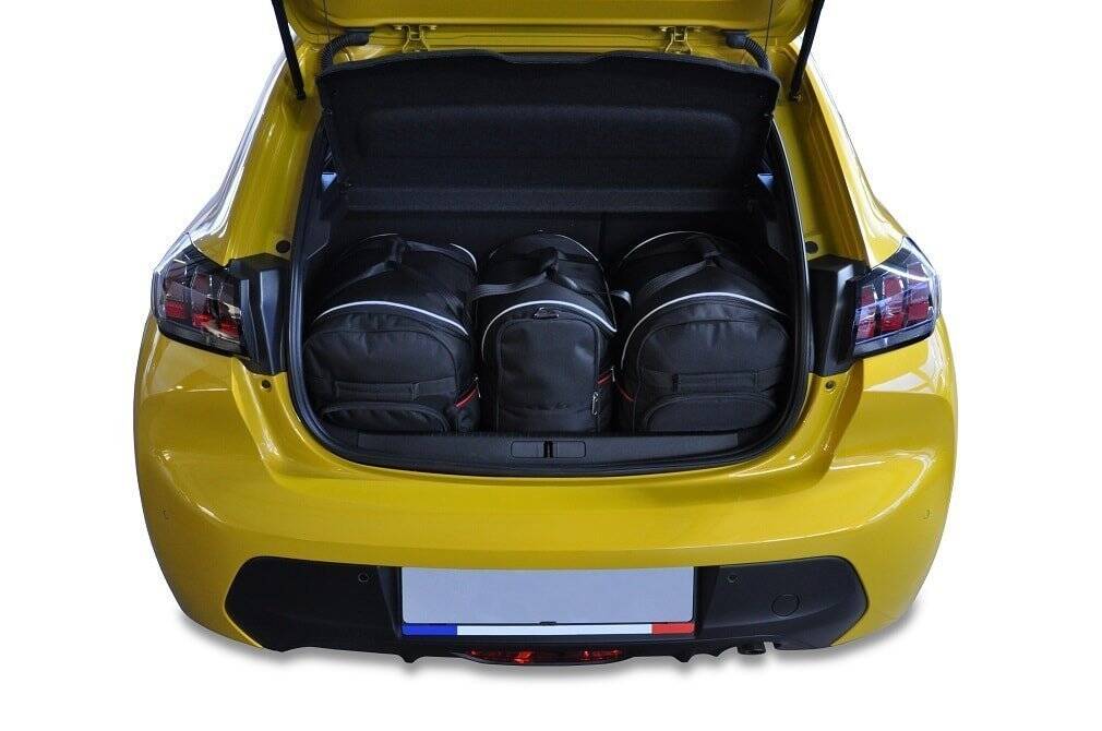 Car bag Kofferraumtaschen Set 3 stk PEUGEOT 208 HATCHBACK II (P21) 2019+