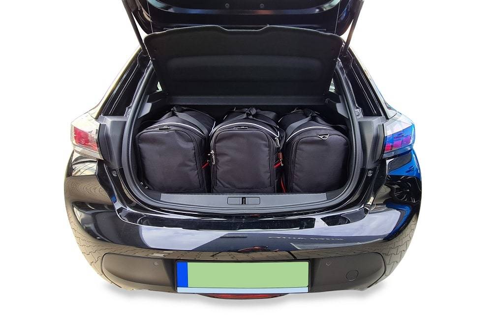 Car bag Kofferraumtaschen Set 3 stk PEUGEOT e-208 HATCHBACK II (P21) 2019+