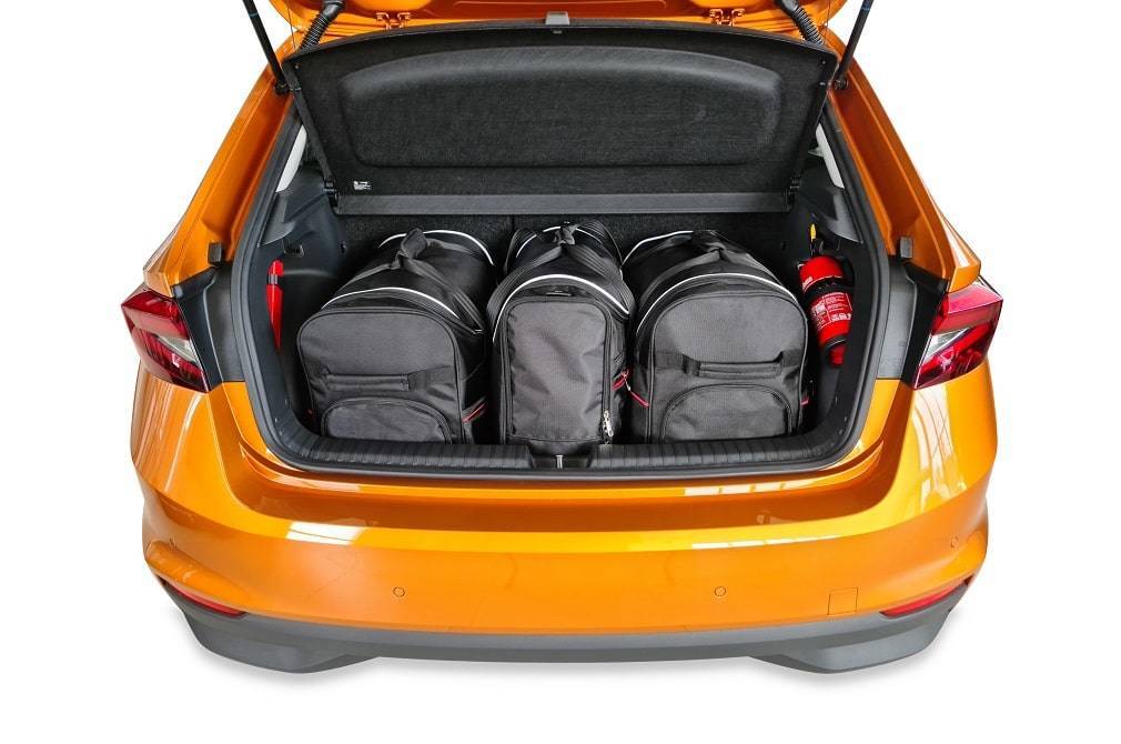 Car bag Kofferraumtaschen Set 3 stk SKODA FABIA HATCHBACK IV 2021+