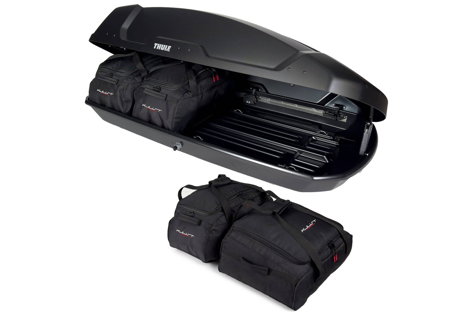 DACHBOX KJUST TASCHEN SET 4STK FÜR THULE FORCE XT M