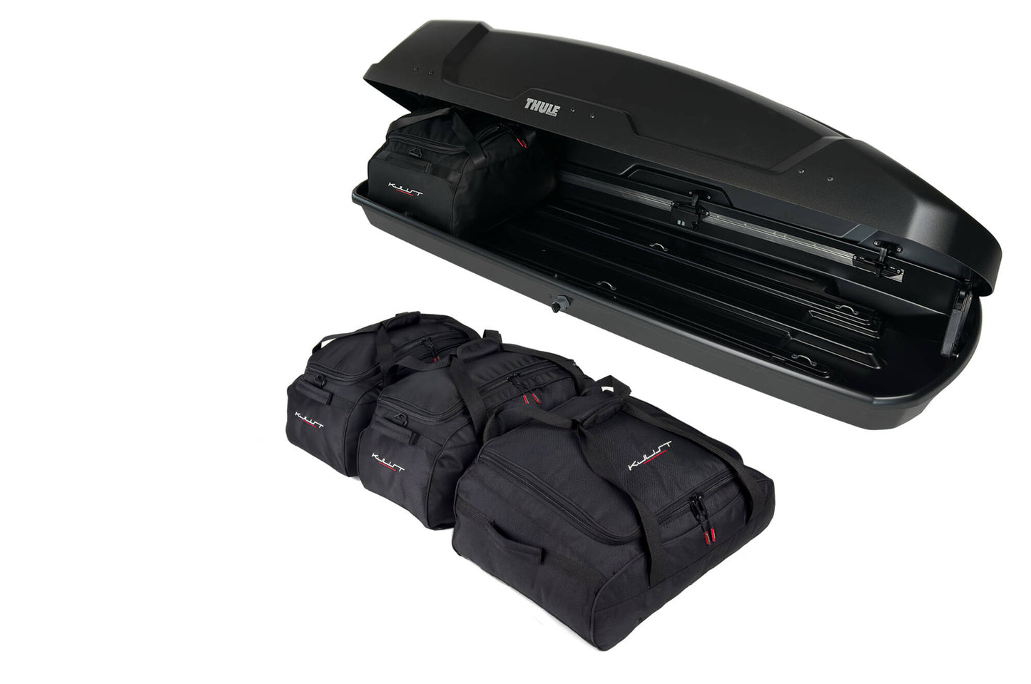 Dachbox KJUST Taschen Set 4stk kompatibel mit THULE FORCE XT SPORT