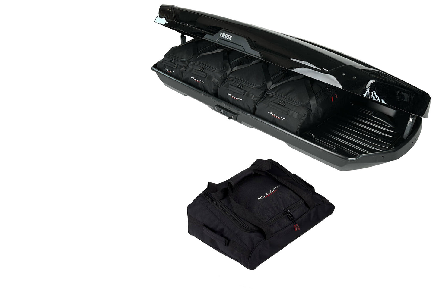 KJUST Taschen Set 5stk kompatibel mit Dachbox THULE MOTION XT ALPINE