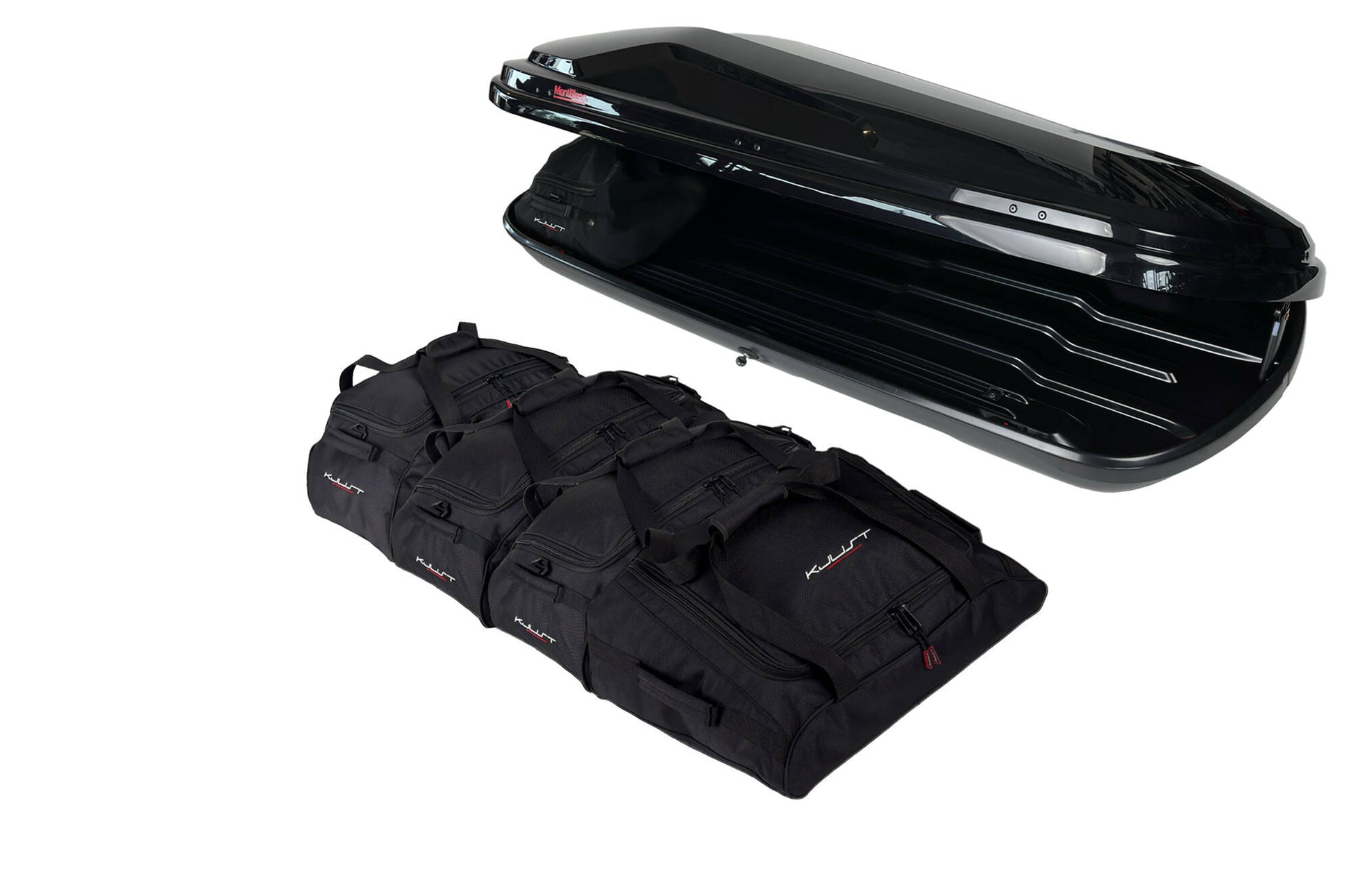 KJUST Taschen Set 5stk kompatibel mit Dachbox MONTBLANC ALTITUDE 450