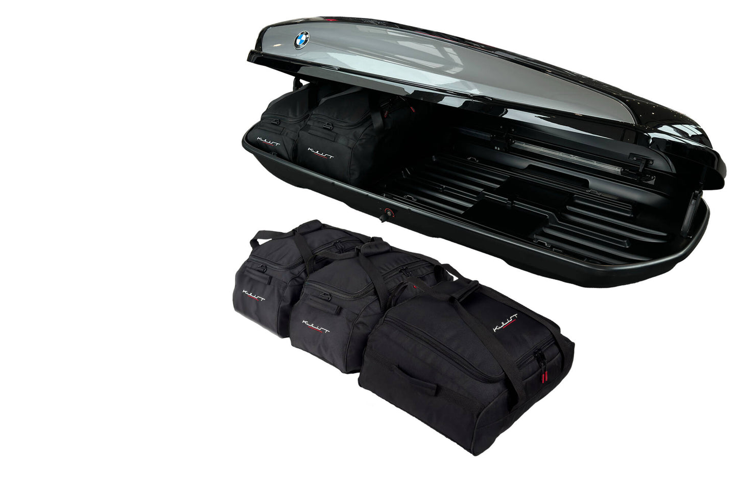 KJUST Taschen Set 5stk kompatibel mit Dachbox BMW 82732406460 420L