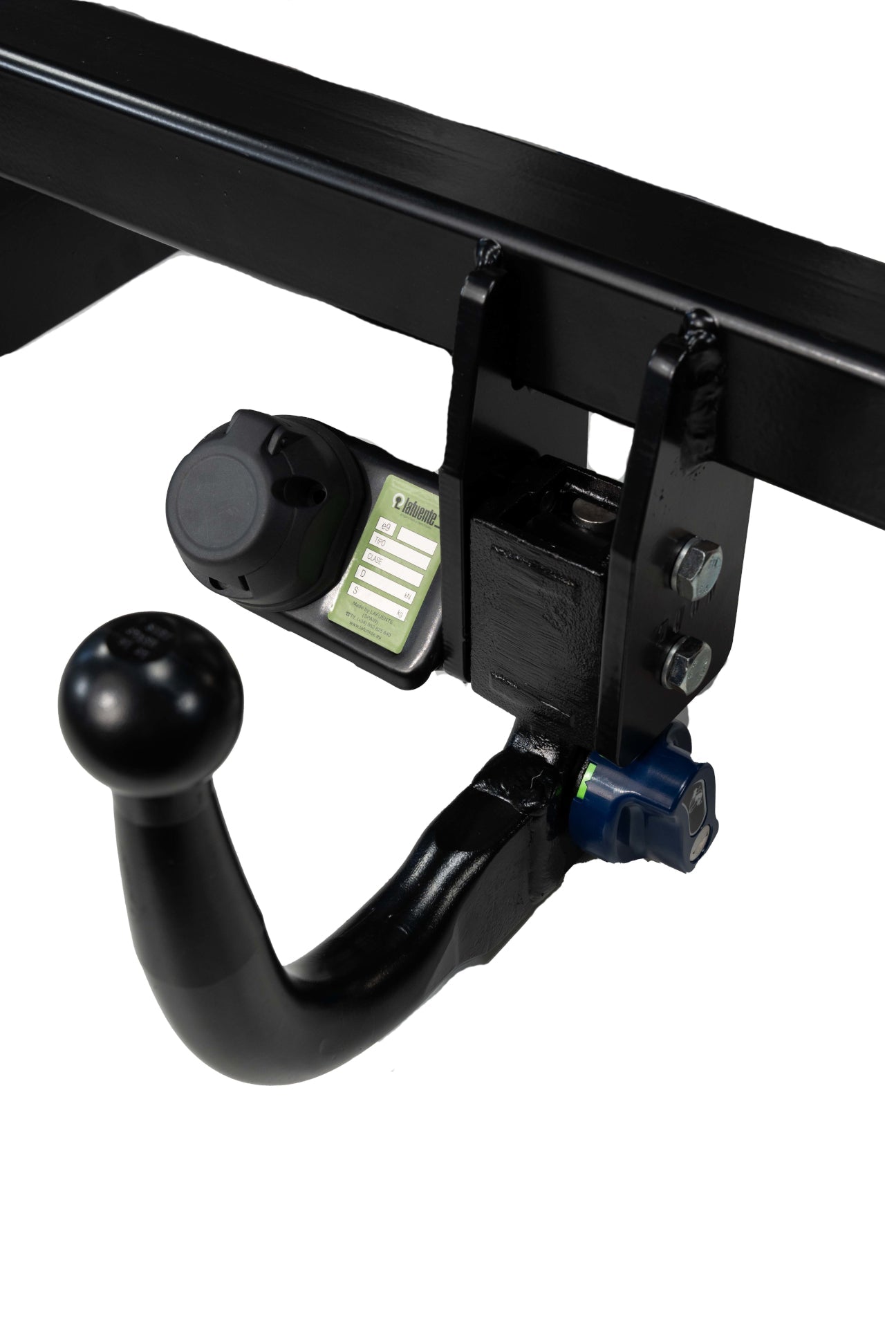 Anhängerkupplung Feststehende Anhängerkupplung Schwanenhals für HYUNDAI Kona EV MIT MMR 11-20 zu 05-23