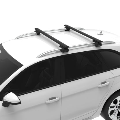 Dachträger Hyundai Santa Fe 5-Türig (I/SM - Dachreling) (2000--2006) (2x) CRUZ Airo Dark