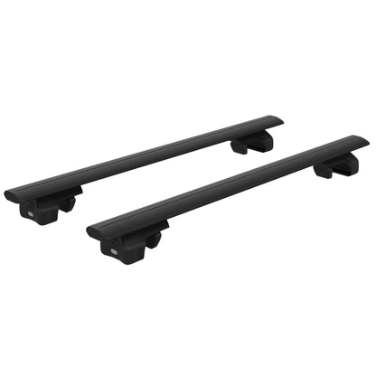 Dachträger Hyundai Santa Fe 5-Türig (II/CM - Dachreling) (2011--2013) (2x) CRUZ Airo Dark