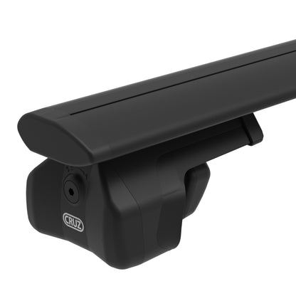 Dachträger Jeep Cherokee 5-Türig (III/KJ - Dachreling) (2002--2007) (2x) CRUZ Airo Dark