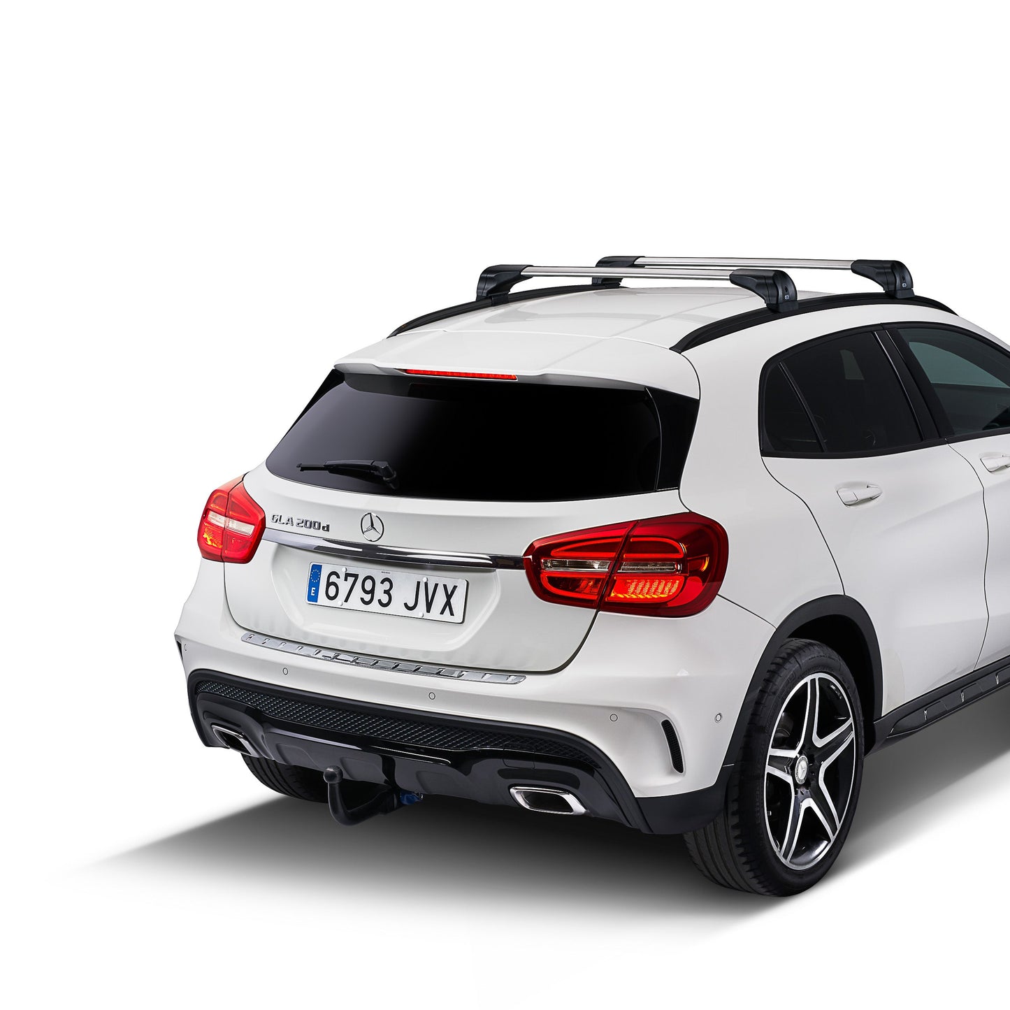 Dachträger Mercedes Clase GLC 5-Türig (I/X253 - integrierte Dachreling) (2015--2022) (2x) CRUZ Airo Fuse