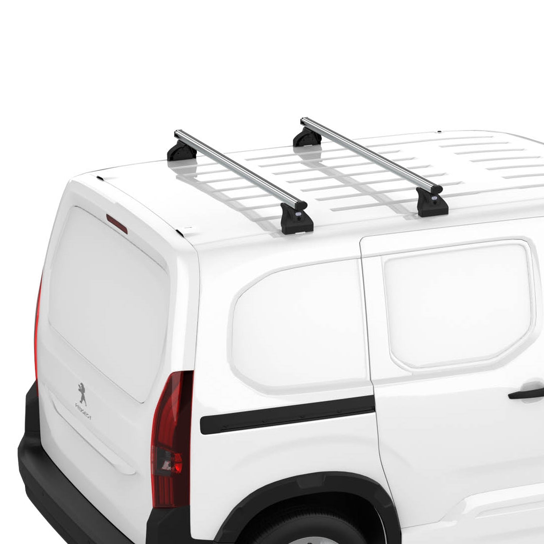 Dachträger für  Opel / Vauxhall Vivaro L1H1 (S/kurz - 3 Fixpunkt) (2019--) (2x) CRUZ Alu Cargo AF