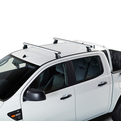 Dachträger Toyota Land Cruiser 5-Türig (J150 - Fixpunkt) (2010--) (2x) CRUZ Alu Cargo X