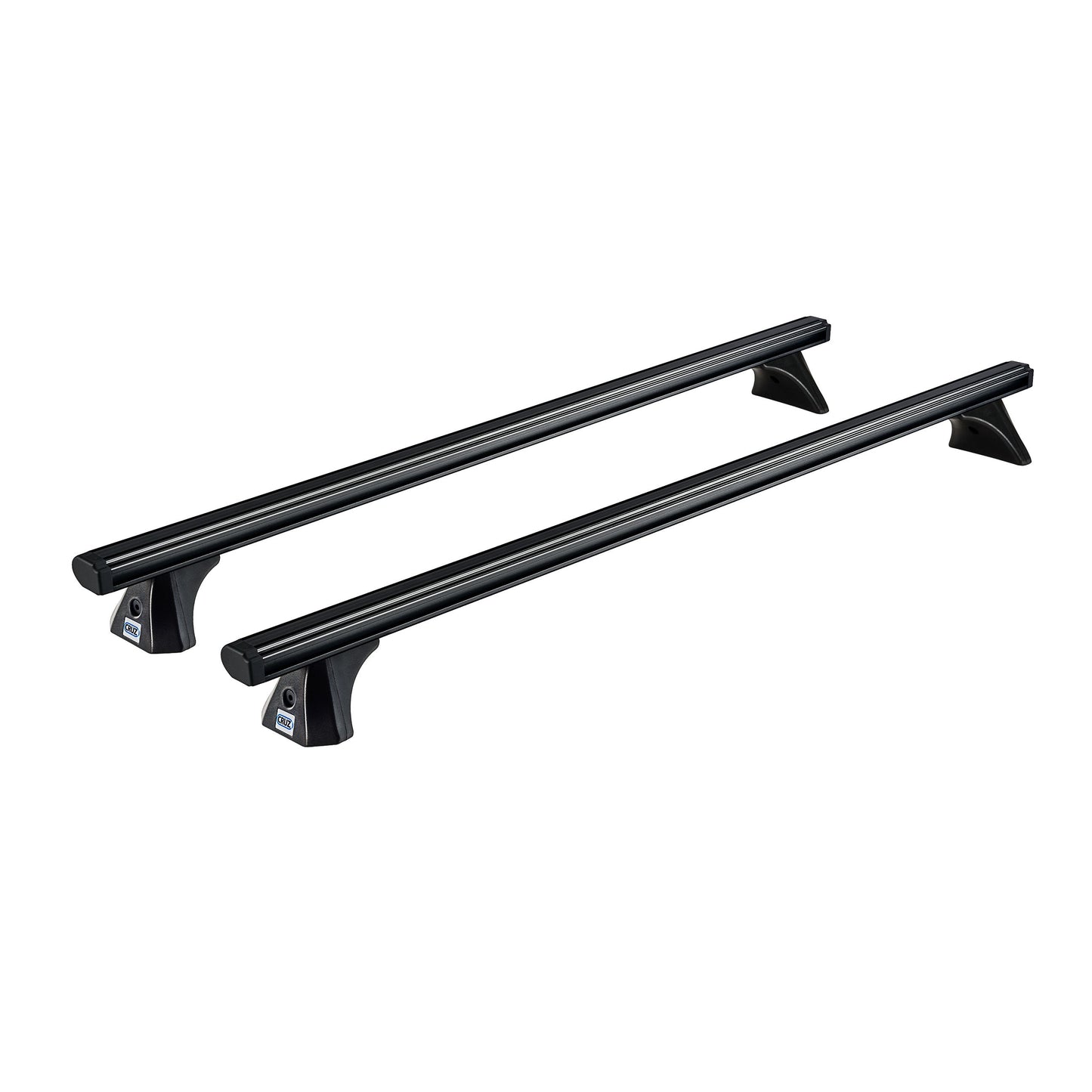 Dachträger Ford Ranger Doppelkabine (T6/P375 - Standarddach) (2019--2022) (2x) CRUZ Alu Cargo Dark T