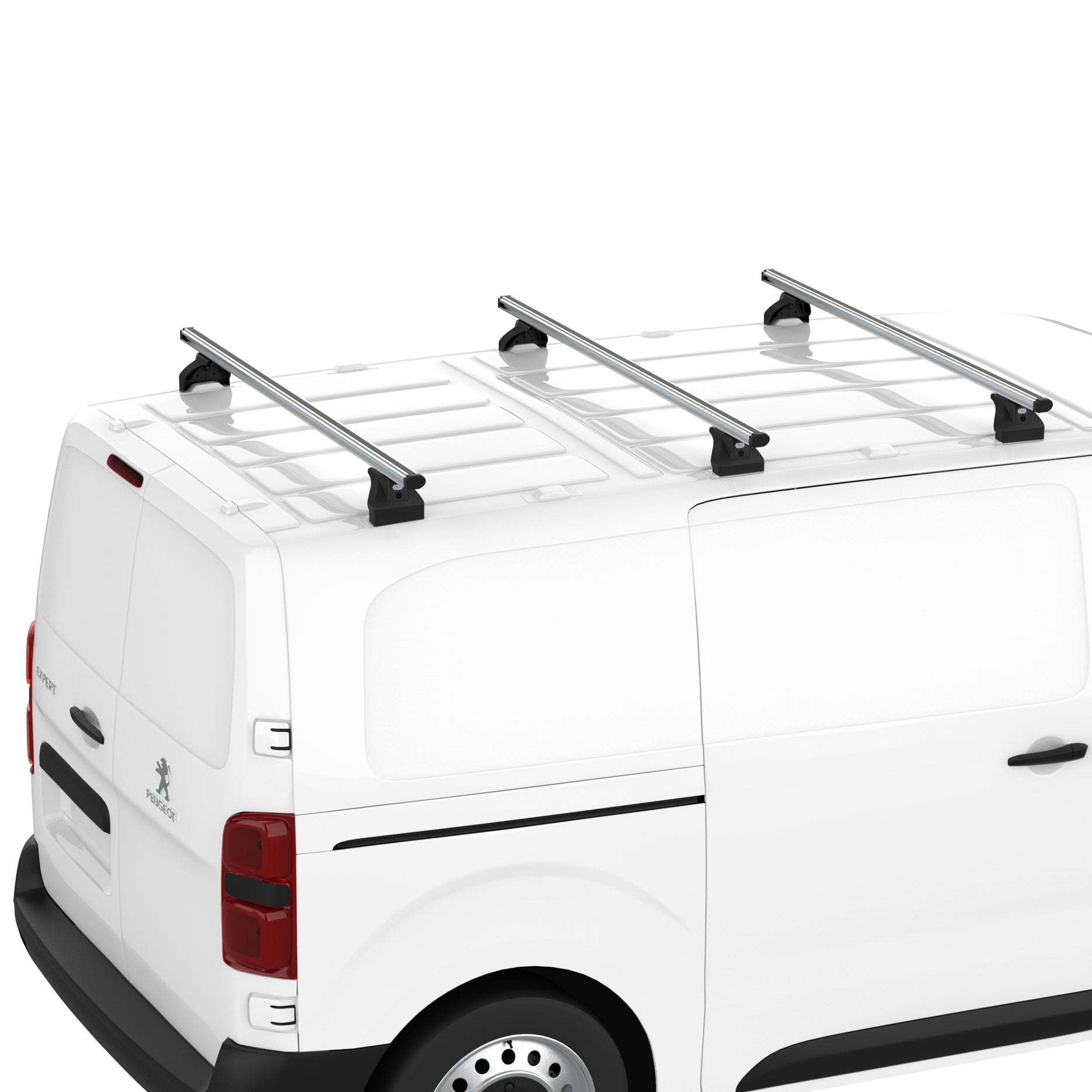 Dachträger Volkswagen Crafter L3H2 (T-Profil / T-Schiene) (2017--) (3x) CRUZ Alu Cargo AF