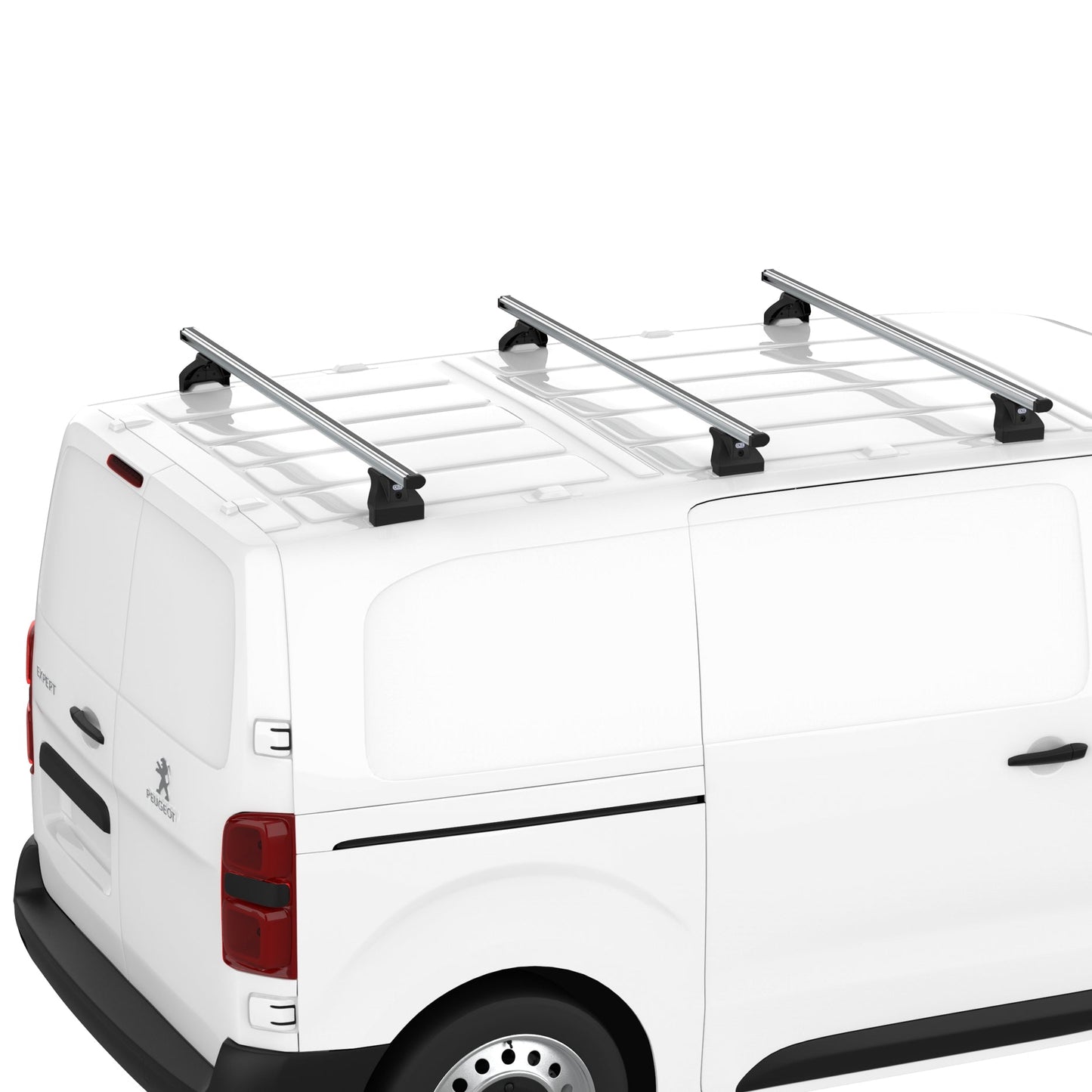 Dachträger Volkswagen Crafter L3H3 (ohne Lichter auf dem Dach) (2017--) (3x) CRUZ Alu Cargo AF