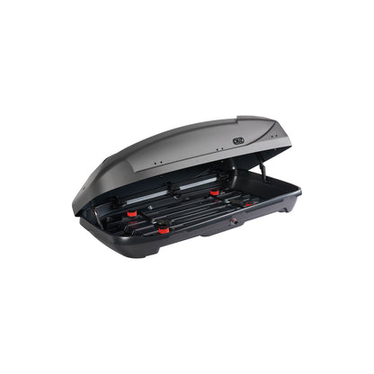 Dachbox CRUZ Paddock elite 400GT -Textur grau - - RackMag
