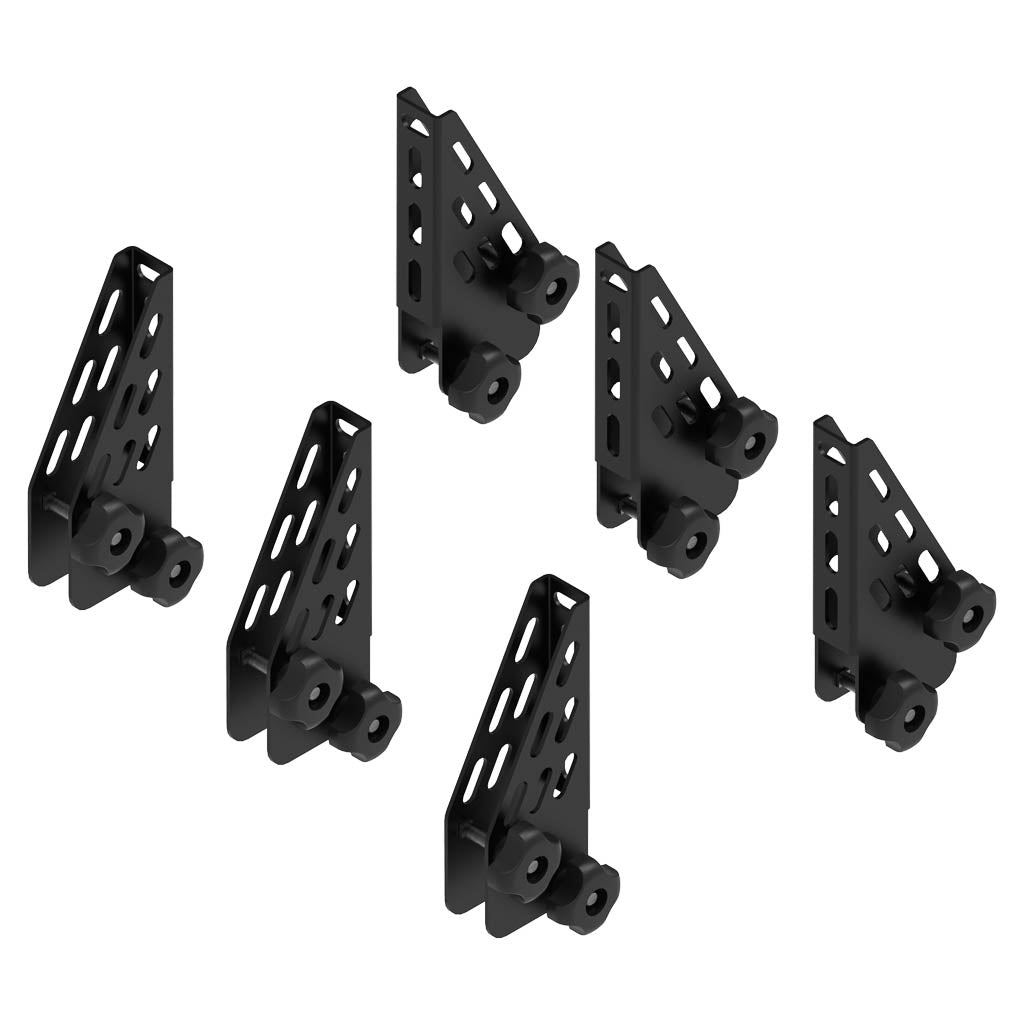 6 Halterungen 10cm for CRUZ Evo Rack - RackMag