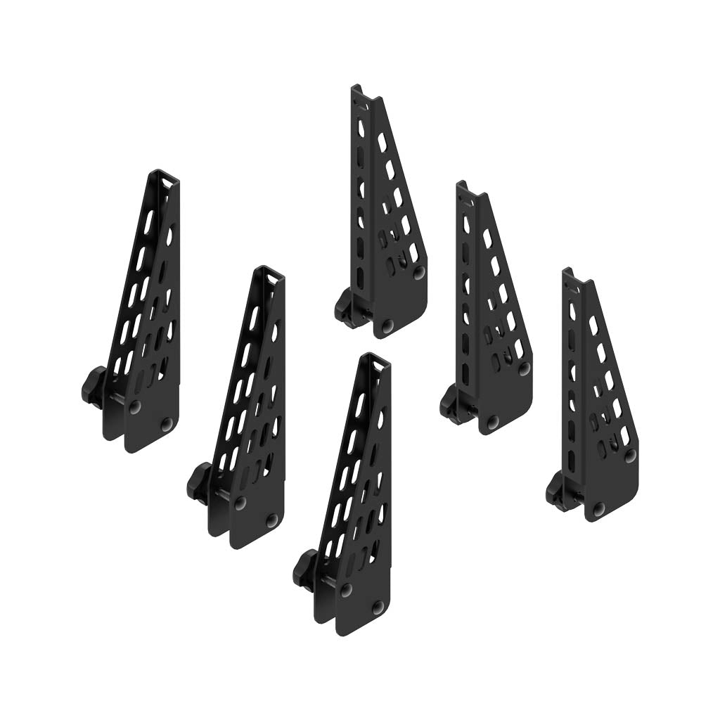 6 Halterungen 18cm for CRUZ Evo Rack - RackMag